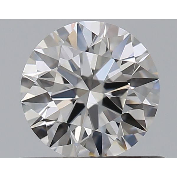 ROUND 0.53 F VVS2 EX-EX-EX - 7511562157 GIA Diamond