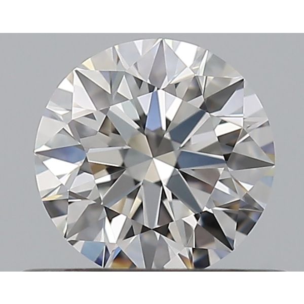 ROUND 0.53 F VVS2 EX-EX-EX - 7521332706 GIA Diamond