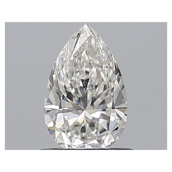 PEAR 0.6 F VVS1 EX-EX-EX - 7541825937 GIA Diamond