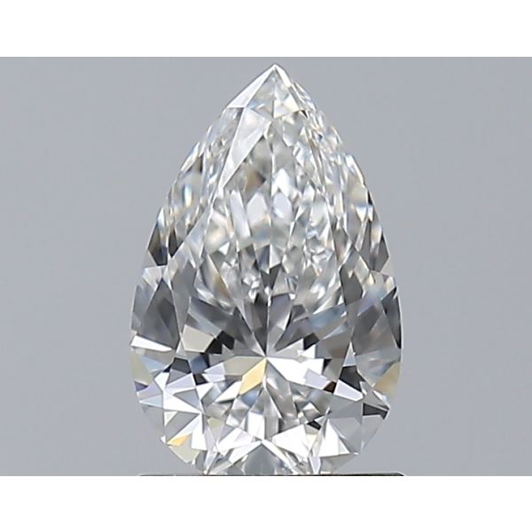 PEAR 1 F VVS2 EX-EX-EX - 7543260119 GIA Diamond