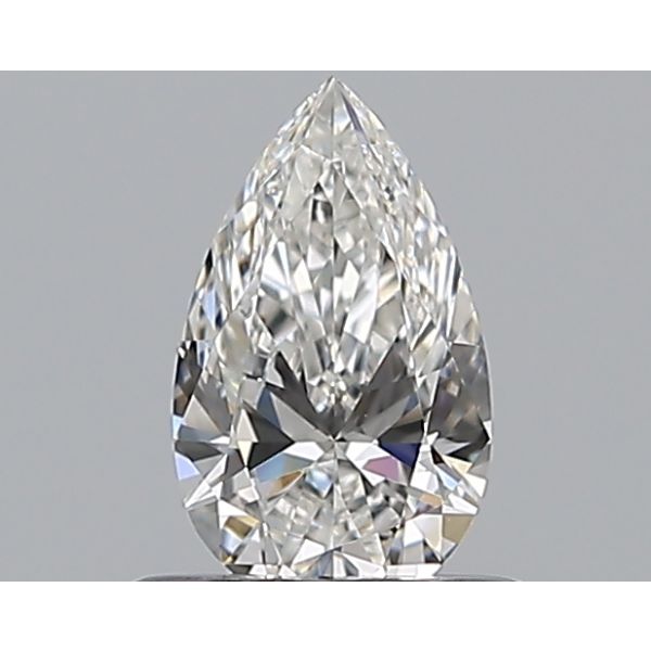 PEAR 0.5 F VVS2 EX-EX-EX - 7543509303 GIA Diamond
