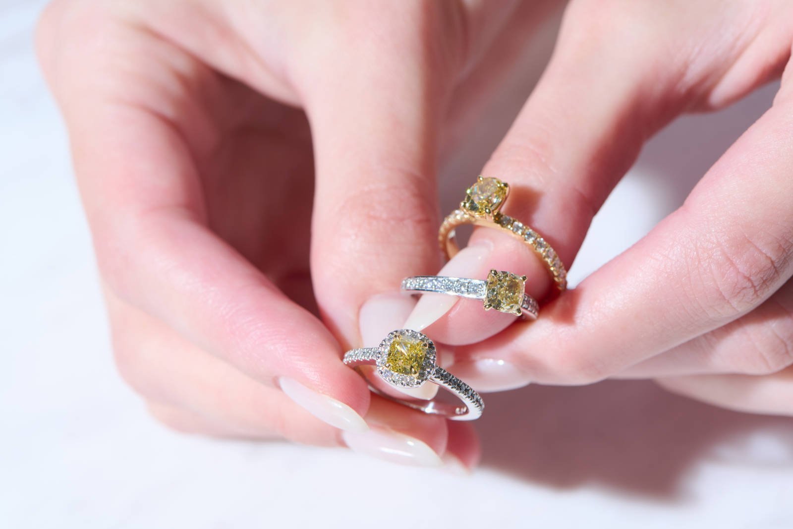 POPULAR YELLOW DIAMOND RINGS