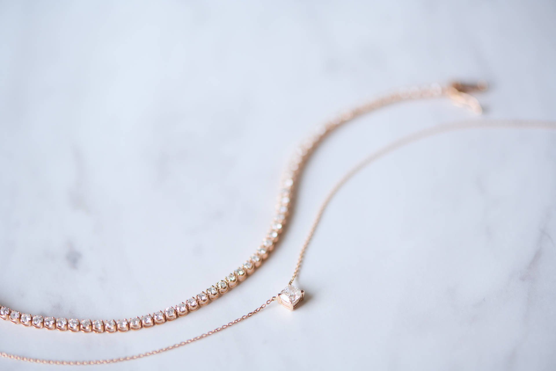 CUSHION 0.50ct PINK GOLD